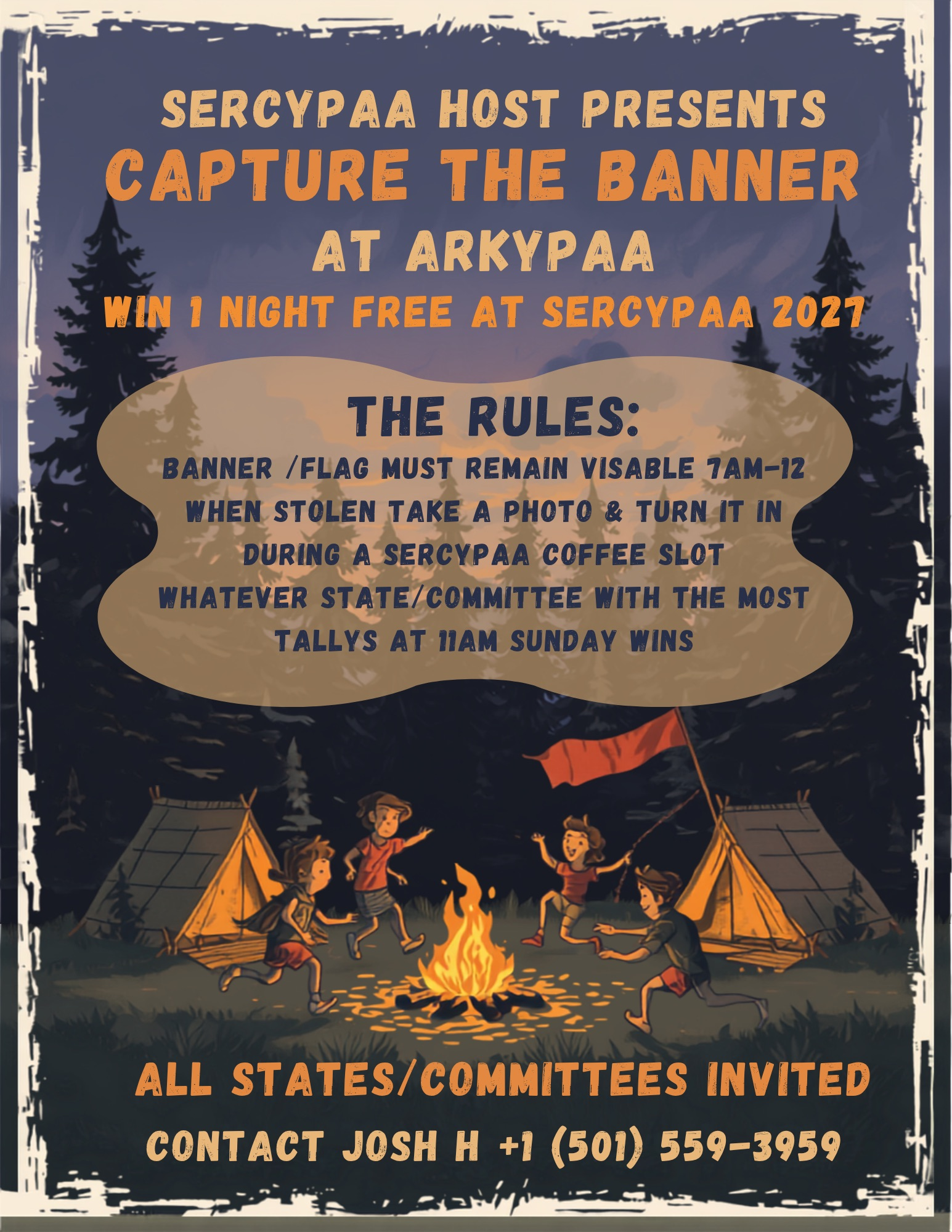 Flyer for Capture the Banner